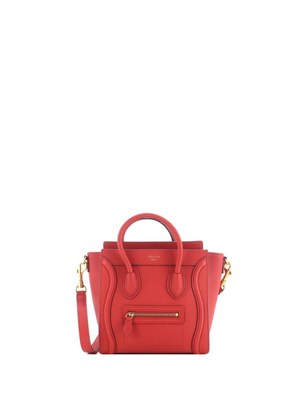 Celine Luggage Bag Grainy Leather Nano #353978C18B